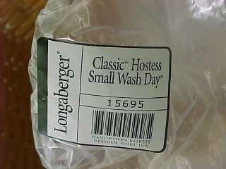 Longaberger Classic Hostess Small Washday Basket New  
