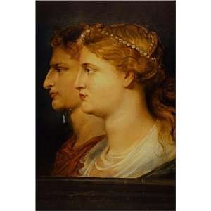  Tiberius and Agrippina by Sir Peter Paul Rubens, 17 x 20 