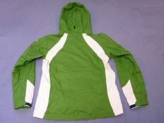 Columbia Omni Tech Waterproof Jacket Coat Parka Womens Large Green 