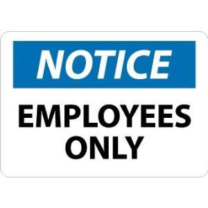  SIGNS EMPLOYEES ONLY
