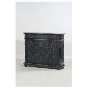    Ultimate Accents Emerson Crackle Gilded Sideboard: Home & Kitchen