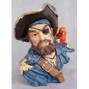  Pirate Head with Parrot