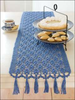 Crochet Table Runners Patterns Quick Book NEW Thread  
