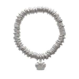   Faux Crown Silver Plated Charm Links Bracelet [Jewelry]: Jewelry