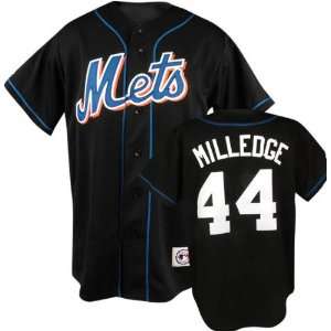  Lastings Milledge Black Majestic MLB Alternate Replica New 