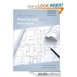 Telling & Duxburys Planning Law and Procedure (Grove Art Series 