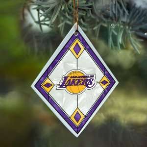  Los Angeles Lakers Art Glass Ornament: Sports & Outdoors