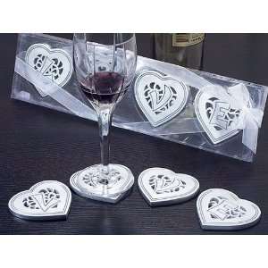  The Love within My Heart Heart Shaped Coasters