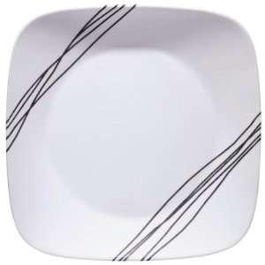   Square 10 1/4 inch Dinner Plate, Simple Sketch