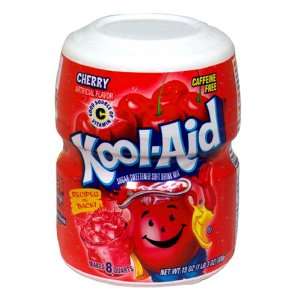 Kool Aid Cherry Sweetened, 19 Ounce Container (Pack of 6)  