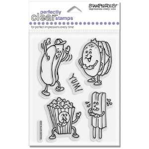  Perfectly Clear Stamps 3x4 Sheet: Fun Food: Home & Kitchen