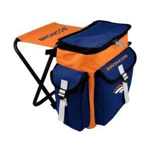  Denver Broncos Orange Insulated Cooler Chair: Sports 