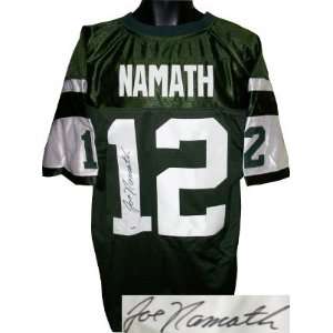  Autographed Joe Namath Jersey   Green Prostyle PSA DNA 