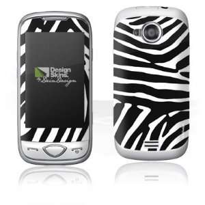  Design Skins for Samsung S5560   Wildes Zebra Design Folie 