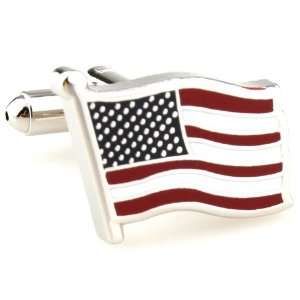  American Flag Stars and Stripes Cufflinks Cuff Links 