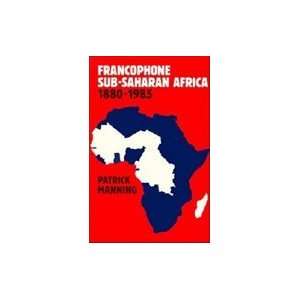  Francophone Sub Saharan Africa Books