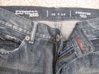 Express Blue Jeans Holes Stylish casual formal pants kingstone  