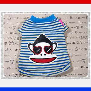 Small Dog Clothes Monkey Costume Pet Apparel Shirts,870  