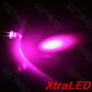  Lot of 50 Pink LED   20 Degree Clear 3000mcd Electronics