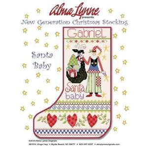  Santa Baby Stocking (Gabriel)   Cross Stitch Pattern: Arts 