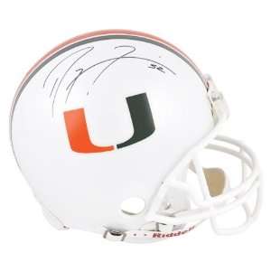   Miami Hurricanes Autographed Pro Helmet   Autographed College Helmets