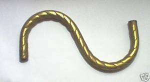 WIDE 3 1/2 HEIGHT S SHAPE SOLID BRASS ROPE ARM  