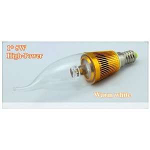  Yaggu: 10 Pieces of 3.8w E12 LED Bent Tip Light Bulb, Warm 