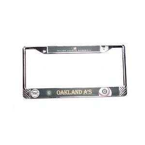   Oakland Athletics Metal License Plate Frame: Sports & Outdoors