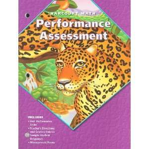  California Harcourt Math Performance Assessment Grade 6 