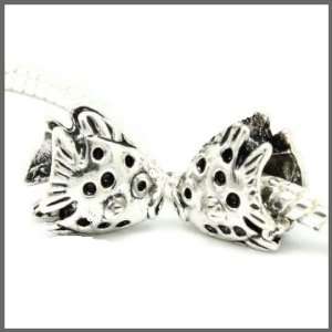  Silver  Fish  Top Quality Charm Spacer Beads Fits Pandora Troll 