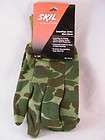 SKIL Camo Jersey Gloves Hunting Fishing Camping Work 2 PAIR