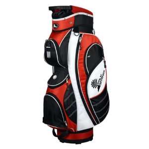  PALM SPRINGS GOLF Red Cart Bag with Insulated Cooler 