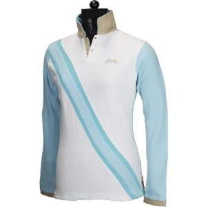   Couture Ladies Oceanic Long Sleeve Polo Shirt: Sports & Outdoors