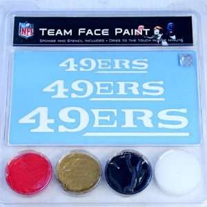 San Francisco 49ers Team Face Paint:  Sports & Outdoors