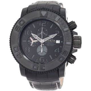   Sea Hunter Chronograph Black Polyurethane Watch Invicta Watches