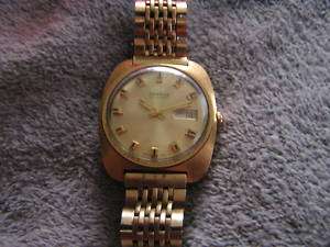 Vintage Benrus Mens Watch 1970s Automatic Day Date  