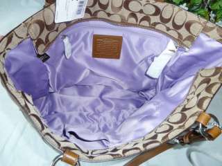 NWT COACH GALLERY SIGNATURE LARGE TOTE PURSE 17725  