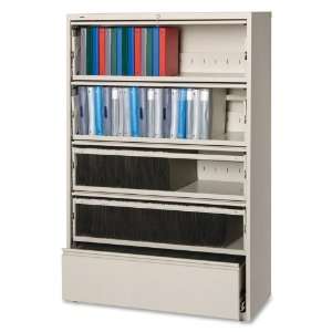    Lorell Receding Lateral File with Roll Out Shelves Electronics