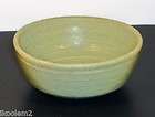 PIGEON FORGE POTTERY  GREEN CEREAL BOWL   SIGNED D. FERGUSON