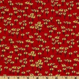  44 Wide Veggie Tales How In The World Flowers Red Fabric 