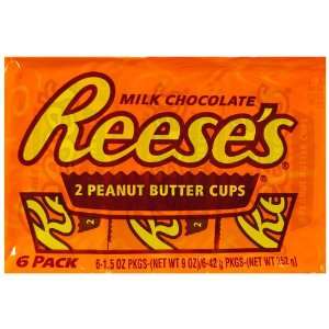Reeses Peanut Butter Cup, 9 oz, 6 ct: Grocery & Gourmet Food
