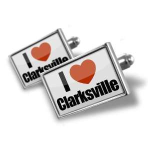 Cufflinks I Love Clarksville region: Tennessee, United States   Hand 