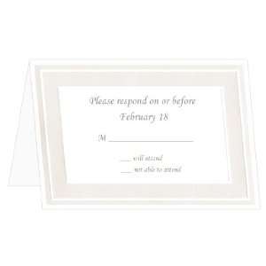   Wedding Response Card White Pearl (50 Pack): Arts, Crafts & Sewing