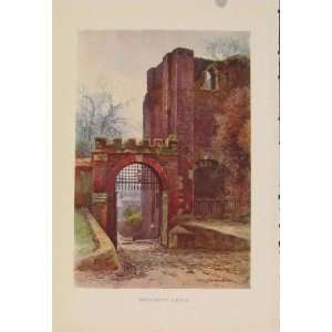   Painting By Haslehust Rougemont Castle English Country