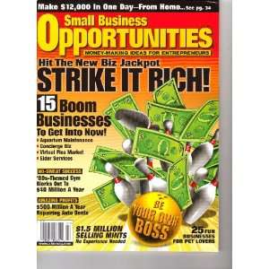  Small Business Opportunities Magazine (Make 12,000 in one 
