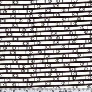 45 Wide Tools Of The Trade Stripes Black/White Fabric By 