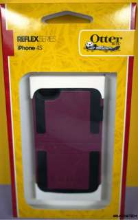 New Authentic Otterbox Reflex deep plum case cover for iphone 4 4S 