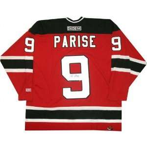 Zach Parise New Jersey Devils Autographed Replica Red Jersey  
