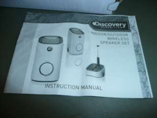 Discovery Expedition Indoor/Outdoor Wireless Speaker Set Never Used 