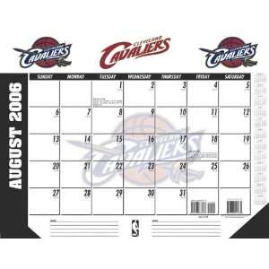  Cleveland Cavaliers 22x17 Academic Desk Calendar 2006 07 